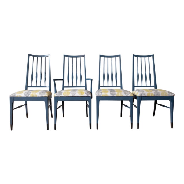 Keller Co. MidCentury Dining Chairs Set of 4 Chairish
