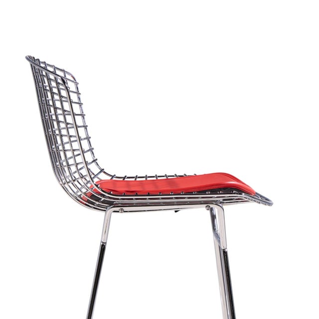 Harry Bertoia for Knoll Mid Century Chrome Bar Stools - Set of 6 For Sale - Image 12 of 15