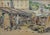 Original Late 19th Century Art Hl Hildabrant Tangiers Drawing Framed For Sale - Image 4 of 17