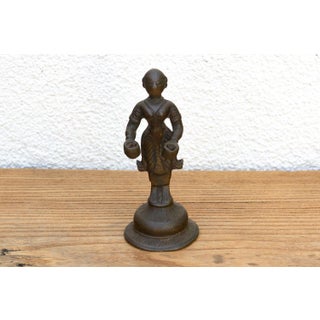 Rare Indian Bronze Deepalakshmi For Sale