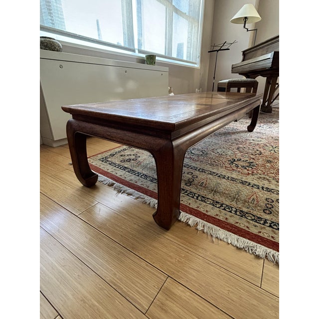 Mid 20th Century Michael Taylor for Baker Furniture Far East Collection Chinoiserie Walnut Coffee Table, 1960s For Sale - Image 5 of 9