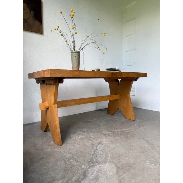 Beech Mountain Furniture Table, 1950s For Sale - Image 15 of 18