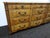Brown Mid-Century French Provincial Large Lowboy Dresser or Sideboard J. L. Metz For Sale - Image 8 of 12