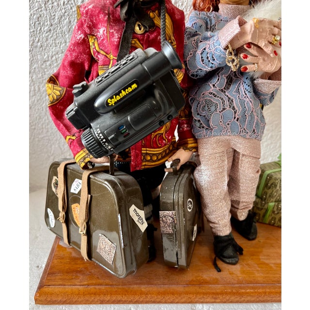 Magda WattsHungarian Israeli Tourists Diorama Folk Art Doll Judaica Sculpture Magda Watts For Sale - Image 12 of 12