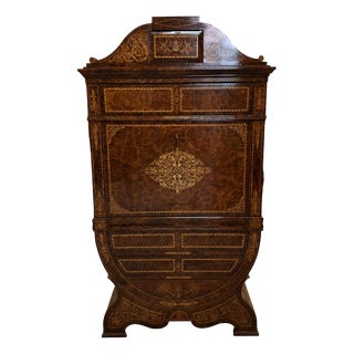 Tulip Secretary Desk with Drop-Front, 1950s For Sale