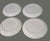 Mid 20th Century Vintage Four Salem u.s.a Floral Primrose Fuchsia Dissert Salad Plates For Sale - Image 5 of 7