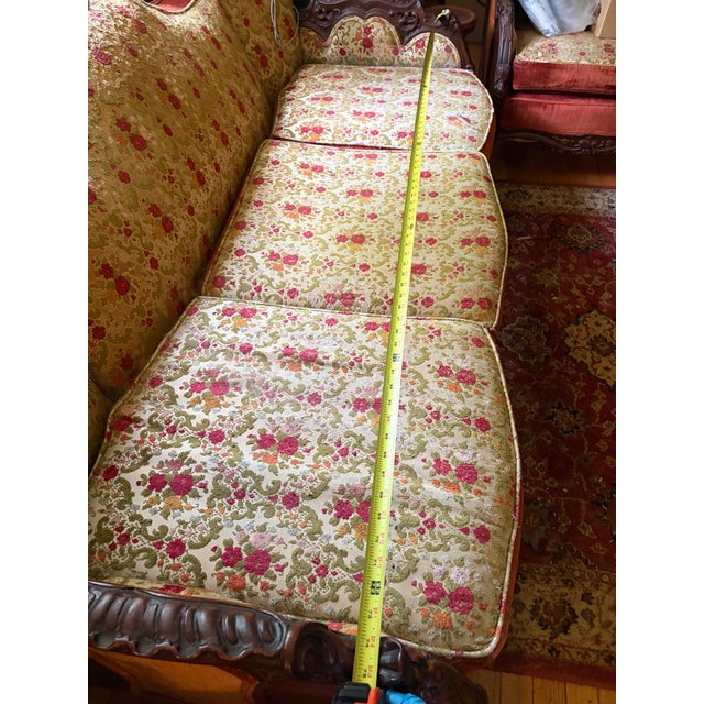 Antique Victorian Style Couch For Sale - Image 9 of 10