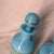 Vintage French Portieux Vallerysthal Blue Opaline Glass Vanity Bottles - Pair For Sale In Chicago - Image 6 of 6