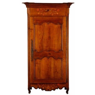 Late 18th-C. French Country Bonnetiere Armoire For Sale