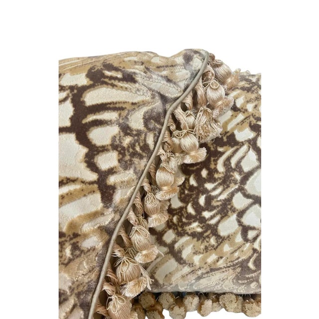 Contemporary Contemporary Custom Jim Thompson Toss Pillows - a Pair For Sale - Image 3 of 4