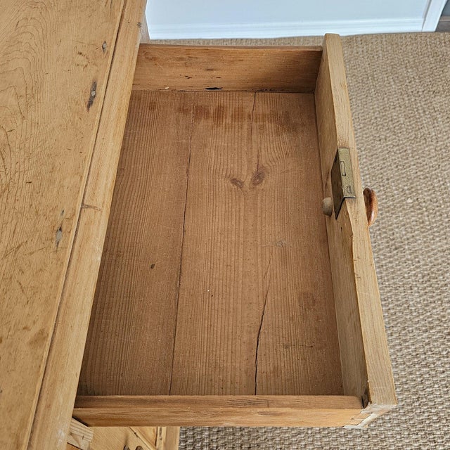Tan Antique English Pine Cupboard | Circa 1880 For Sale - Image 8 of 9