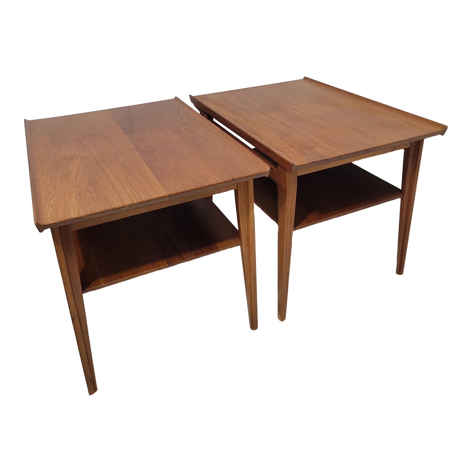 1960s MidCentury Danish Modern End Tables by Finn Juhl for France