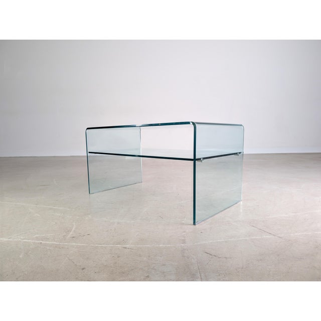 Postmodern Italian Glass Coffee Table For Sale - Image 3 of 10