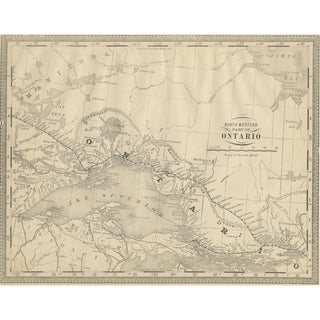 Antique Ontario Map, 1888 For Sale
