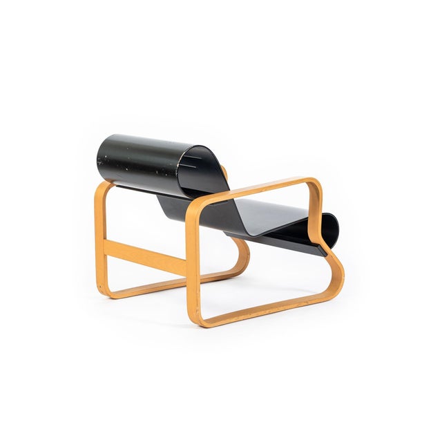 Wood Vintage Paimio #41 Plywood Armchair by Alvar Aalto for Artek For Sale - Image 7 of 14