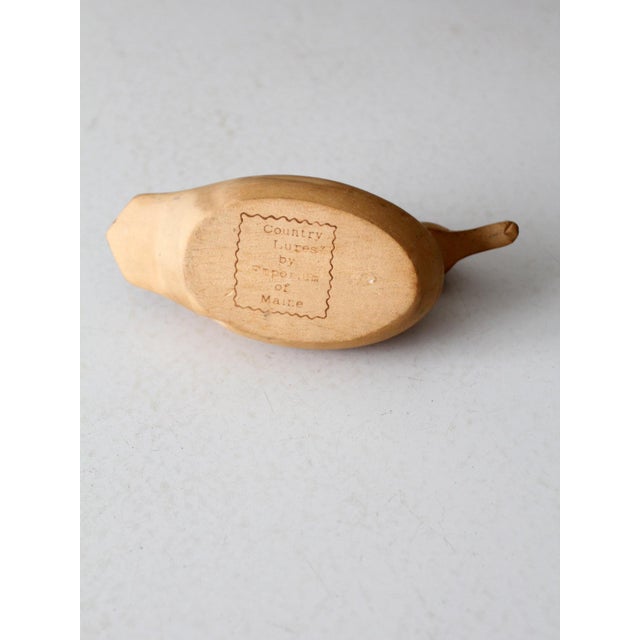Brown Vintage Country Lures Duck For Sale - Image 8 of 10
