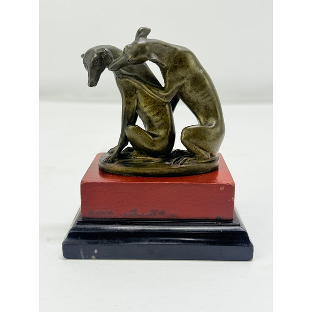 19th Century Grand Tour Bronze Group of Whippets on Marble Base, Circa 1890 For Sale In Providence - Image 6 of 8