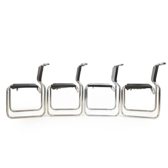 Mid-Century Modern Rare Set of 8 Mid Century Modern “ch66" Dining Chairs by Nicos Zographos For Sale - Image 3 of 12