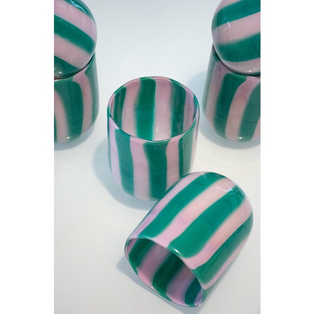 Drinking Set by Maryana Iskra for Ribes Studio, Set of 6 For Sale - Image 9 of 11