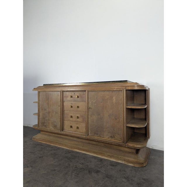 Large Art Deco Sideboard in Wood For Sale - Image 13 of 15