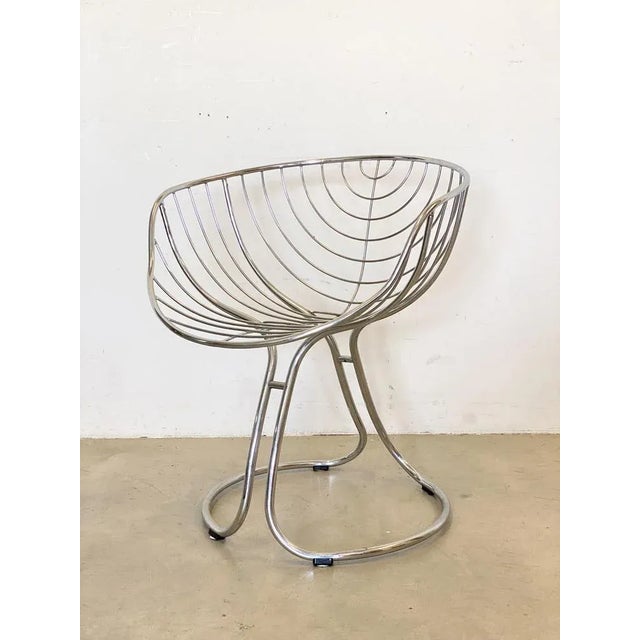 Metal Model Pan Am Dining Chair by Gastone Rinaldi for Rima, 1960s For Sale - Image 7 of 12