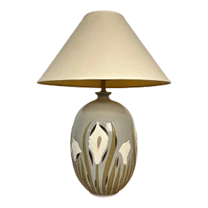 Ceramic Floral Table Lamp