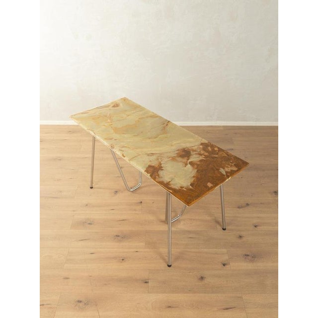 Vintage Onyx Marble Desk, Germany For Sale - Image 4 of 9