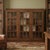 Brown Mission Oak 3 Door Display Bookcase For Sale - Image 8 of 14