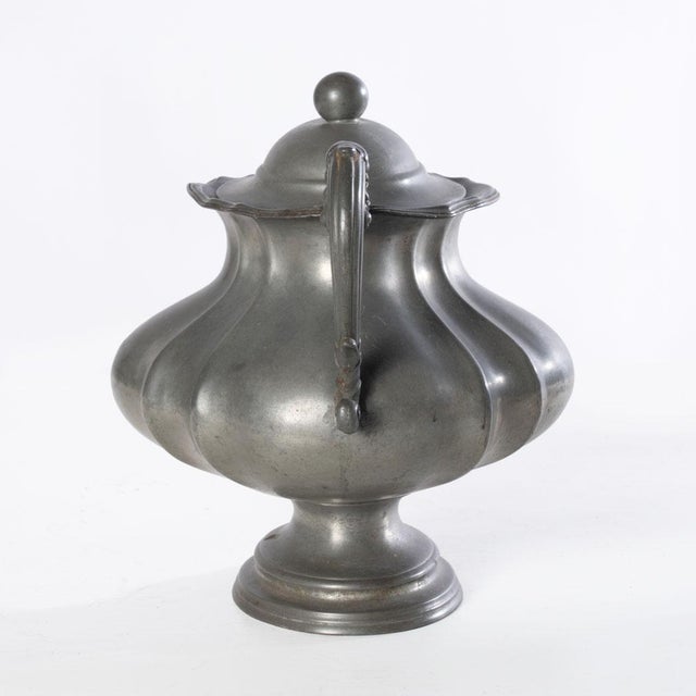 1830's Dixon & Son Pewter Coffee Pot, Creamer and Sugar For Sale - Image 17 of 18