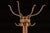 Art Nouveau Antique Metal Coat Rack in Brown For Sale - Image 3 of 6