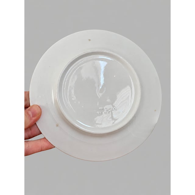 American Antique C. 1910–1930 Knights of Pythias Lodge No. 22 Genwood China Bread Plates, Set of 5 For Sale - Image 3 of 5