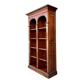 Vintage Hickory White Arched Etagere For Sale