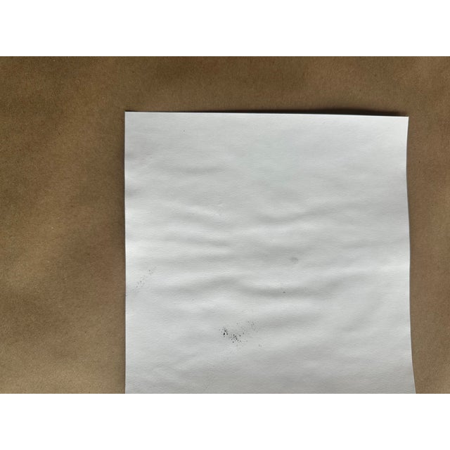 Abstract “Fish” Contemporary Black & White Textural Abstract Collage by Nancy Smith For Sale - Image 3 of 3