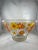 1960s Mid-Century Modern Atomic Retro Mod Boho Chic Orange & Yellow Daisy Glass Serving Bowl For Sale - Image 11 of 11