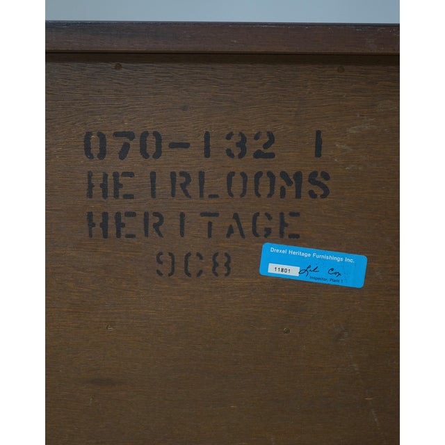 Drexel Heritage Heirlooms Mahogany Double Dresser For Sale - Image 18 of 18