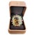 Bochic “Orient” Natural Vintage Citrine, Peridot & Rhodolite Ring Set In 18K Gold & Silver Natural Center Citrine 24.00...