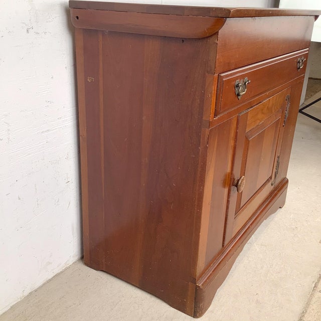 Vintage Solid Cherry End Server by Monitor Furniture Co. For Sale In Philadelphia - Image 6 of 12