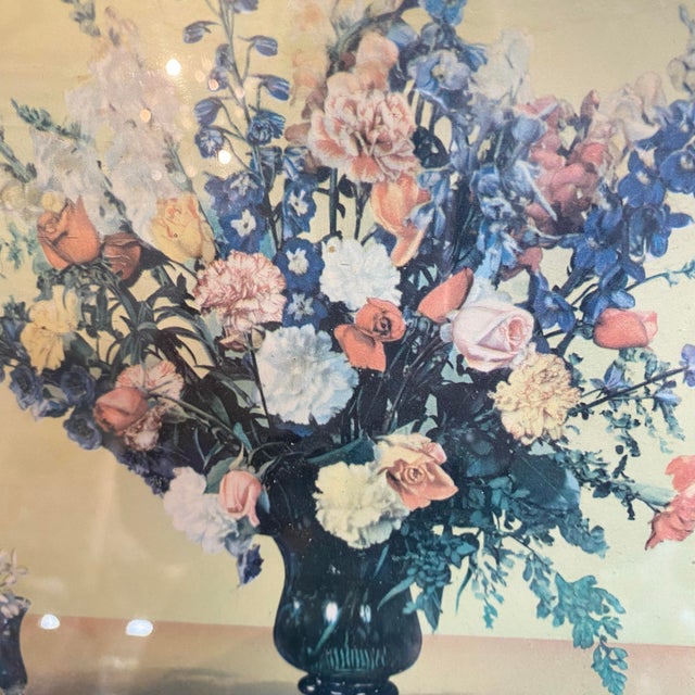 1950s Vintage Wood Mirrored Stationary Box For Sale - Image 5 of 7