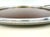 Vintage Large Round Mahogany & Silverplate Serving Tray With Twisted Handles For Sale - Image 4 of 11