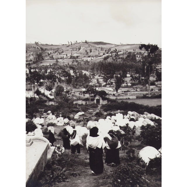 Hanna Seidel, Ecuadorian Indigenous Cemetery, 1960s, Black and White Photograph For Sale