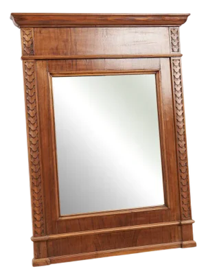 Vintage Wooden Mirror