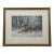 John Holub Original Watercolor “Winter Repose” Signed Maine Winter Landscape For Sale