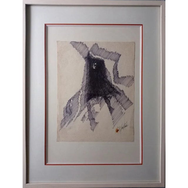Paul Jenkins, Abstract Composition, Mixed Media on Paper, 1970s-1980s, Framed For Sale - Image 6 of 6