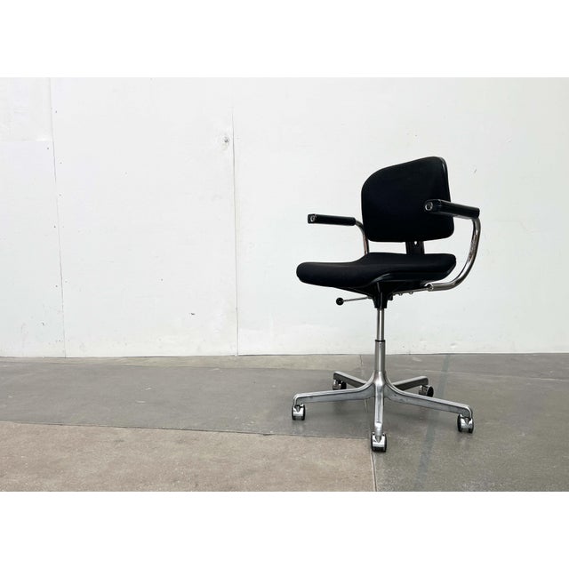 Vintage German Model Eurochair 5600 Office Swivel Chair by Fritz Makiol for Girsberger, 1970s For Sale - Image 18 of 18