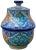 Blue Blue & Orange Moorish Ceramic Box For Sale - Image 8 of 8
