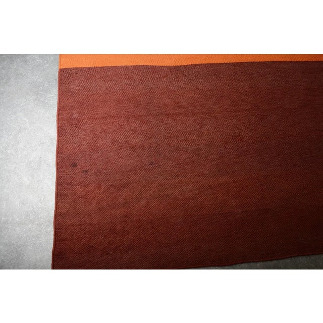 Red Modernist Geometric Carpet, 1930s For Sale - Image 8 of 15