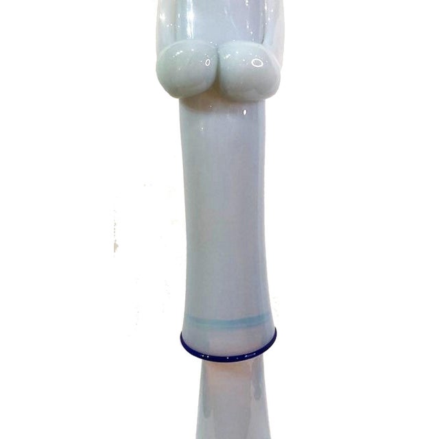 Mid 20th Century Alfredo Barbini, Chinese Woman, Modernist Murano Art Glass Sculpture, ca. 1960s For Sale - Image 5 of 10