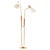 Scandinavian Modern Floor Lamp in Brass, 1950s For Sale - Image 9 of 9