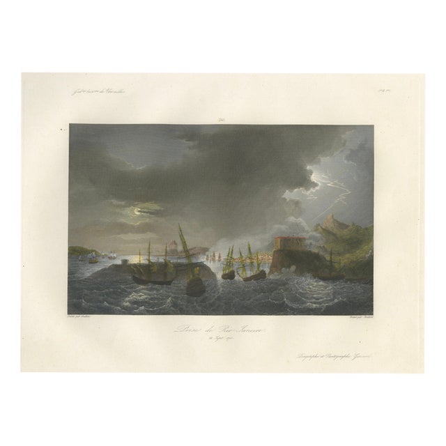 Duguay-Trouin, Capture of Rio De Janeiro, 1838, Engraving For Sale