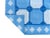 Casa Cosima Handmade Cotton Area Rug Vegetable Dyed Sky Blue and White Vista Rug-8'x10' For Sale - Image 4 of 11